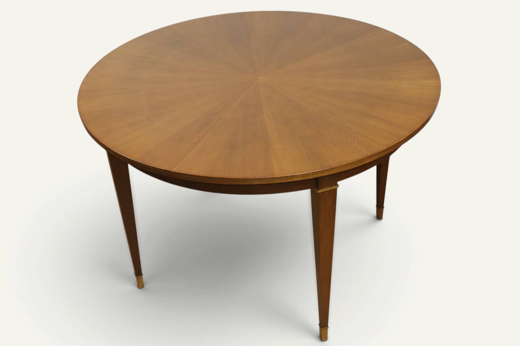 Dining table in mahogany, Neo-Classical style, Art Deco period, 1940.