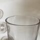 Set de 4 verres rouleau 19e en verre irrégulier
