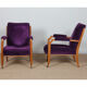 Paire de fauteuils dans le goût de Jules Leleu, 1940