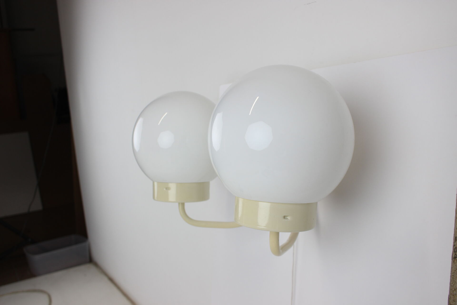 Mid-century wall lamp by instala jilove u decina, 1970’s