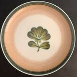8 assiettes plates en faïence de Gien, 1970