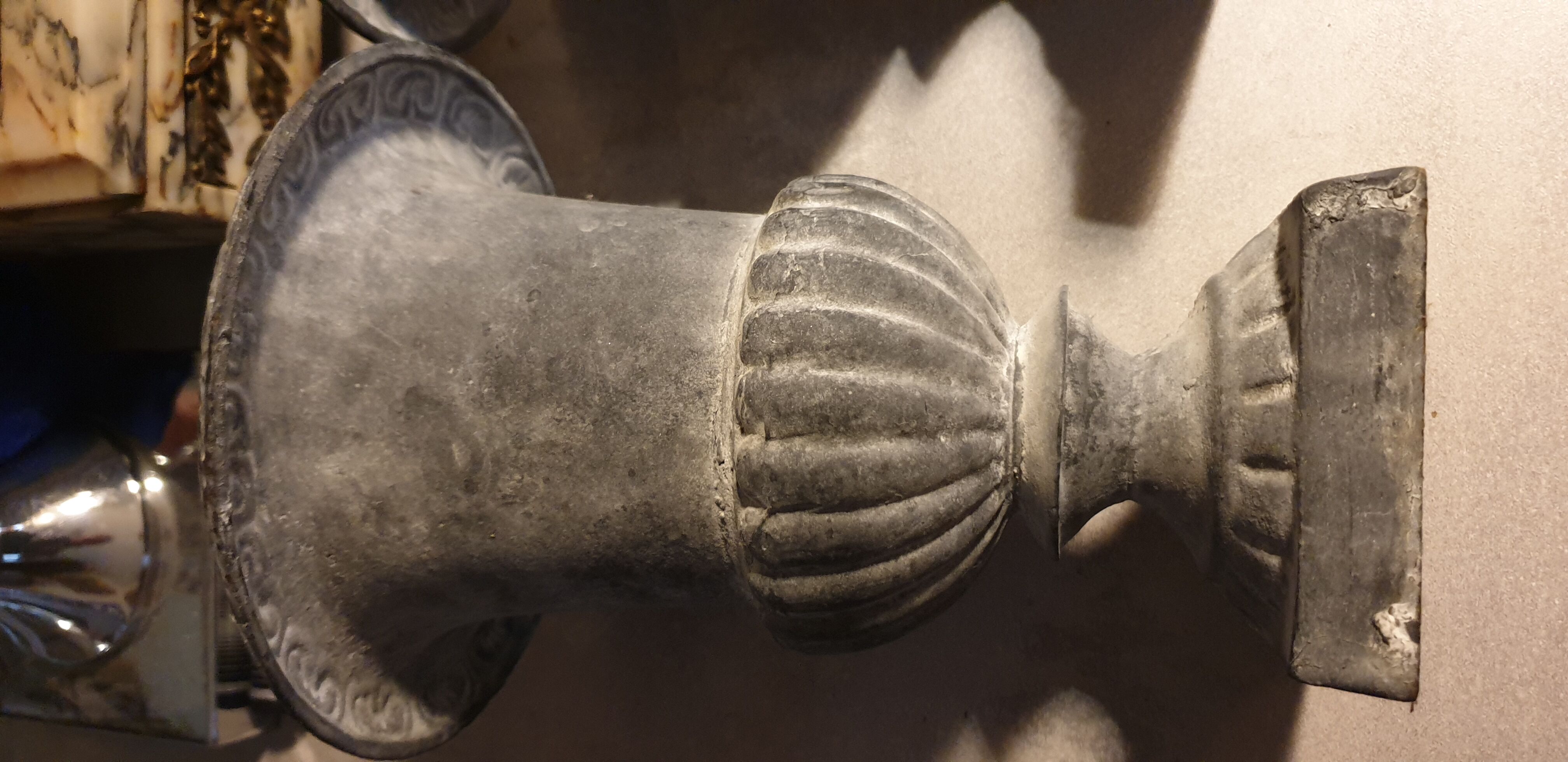 Pair of Medici cast iron vases