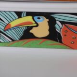 Pillivuyt Toucan porcelain dish Paris 1980