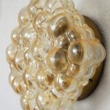 Glass wall lamp by Helena Tynell for Glashütte Limburg vintage design from the 60s