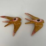 Ceramic swallow set of two