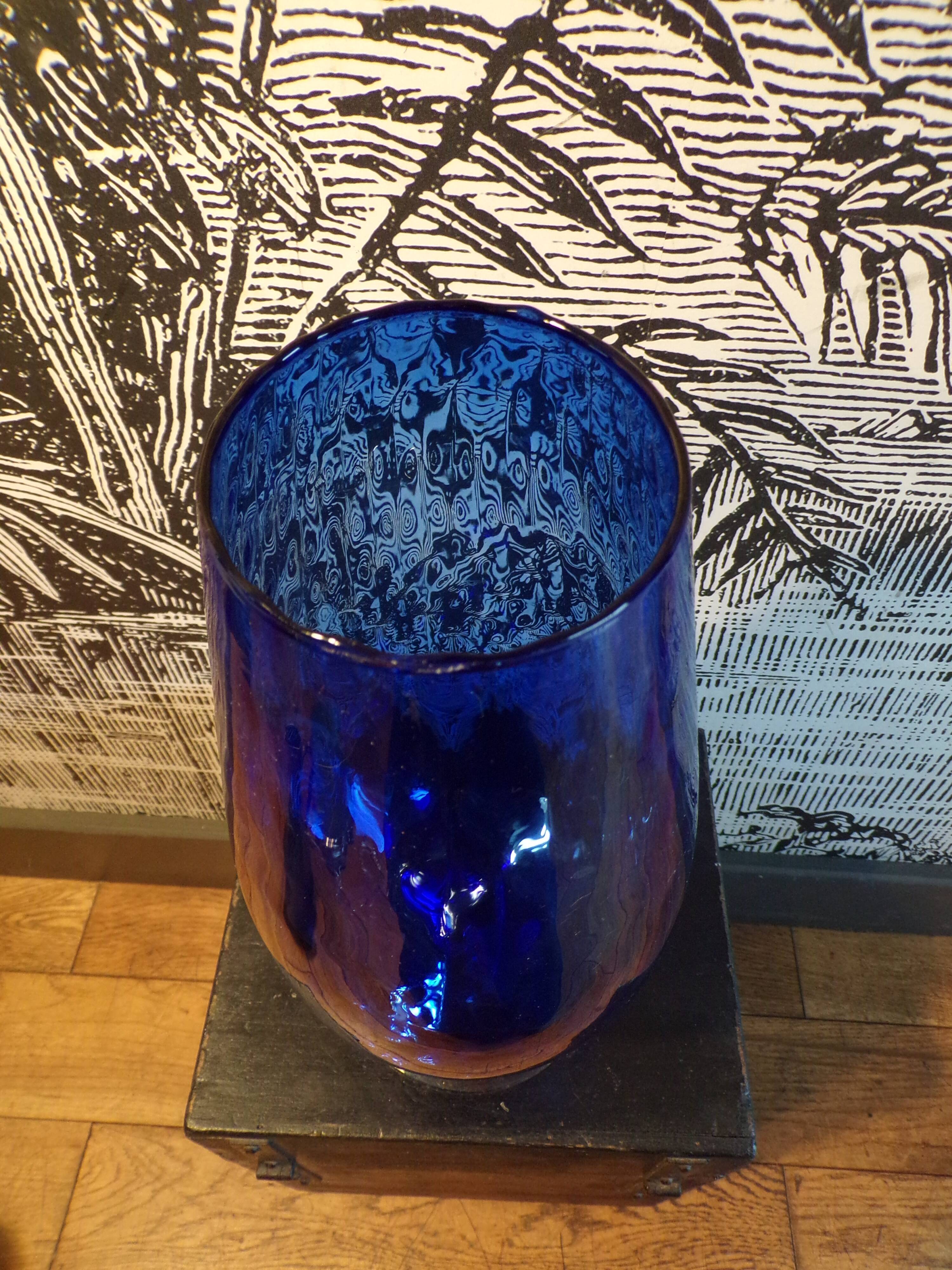 Blue Empoli vase