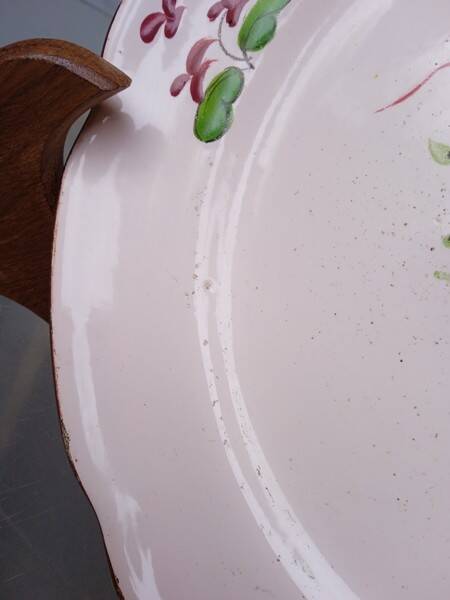 Assiette faience au chinois Les Islettes XVIIIem