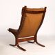 Vintage Ingmar Relling siesta Chair and footstool