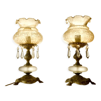 2 lampes Art déco 1920