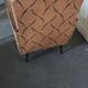 Set of 2 mid-century armchairs in walnut, brown colour - 1950s