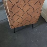 Set of 2 mid-century armchairs in walnut, brown colour - 1950s