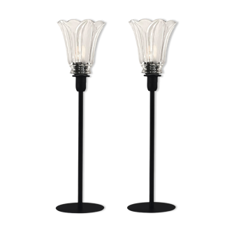 Tulip lamp art deco style