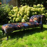 Daybed and its cushion, Pierre Frey fabric