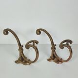 Pair of vintage coat hooks