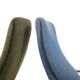 Pair of mid century Danish reclining lounge chairs in teak