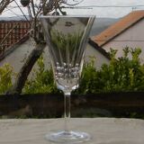 6 red wine glasses in crystal villeroy et boch. concorde model.