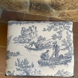 Tabouret Toile de Jouy