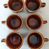 6 bistro coffee cups