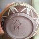 Ceramic pitcher 1960, signed VBM geometric