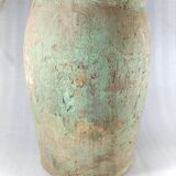 Green terracotta jar