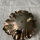 Old leaf-shaped hand candle holder, mid-twentieth