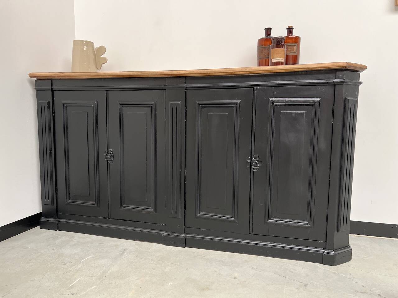 Corner sideboard, 1900s completely restored