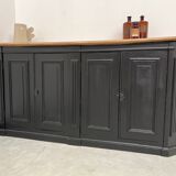 Corner sideboard, 1900s completely restored