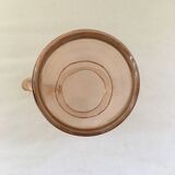 Rosé glass pitcher