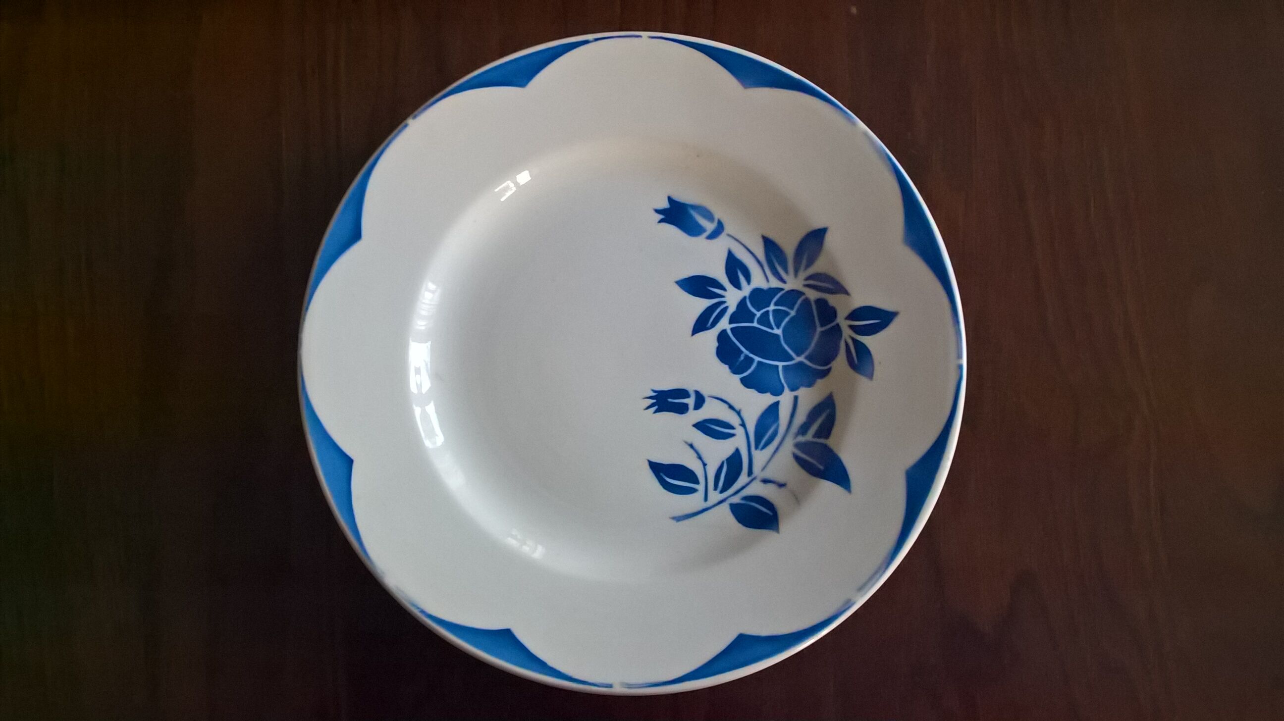 Plate Digoin Sarreguemines Corsica