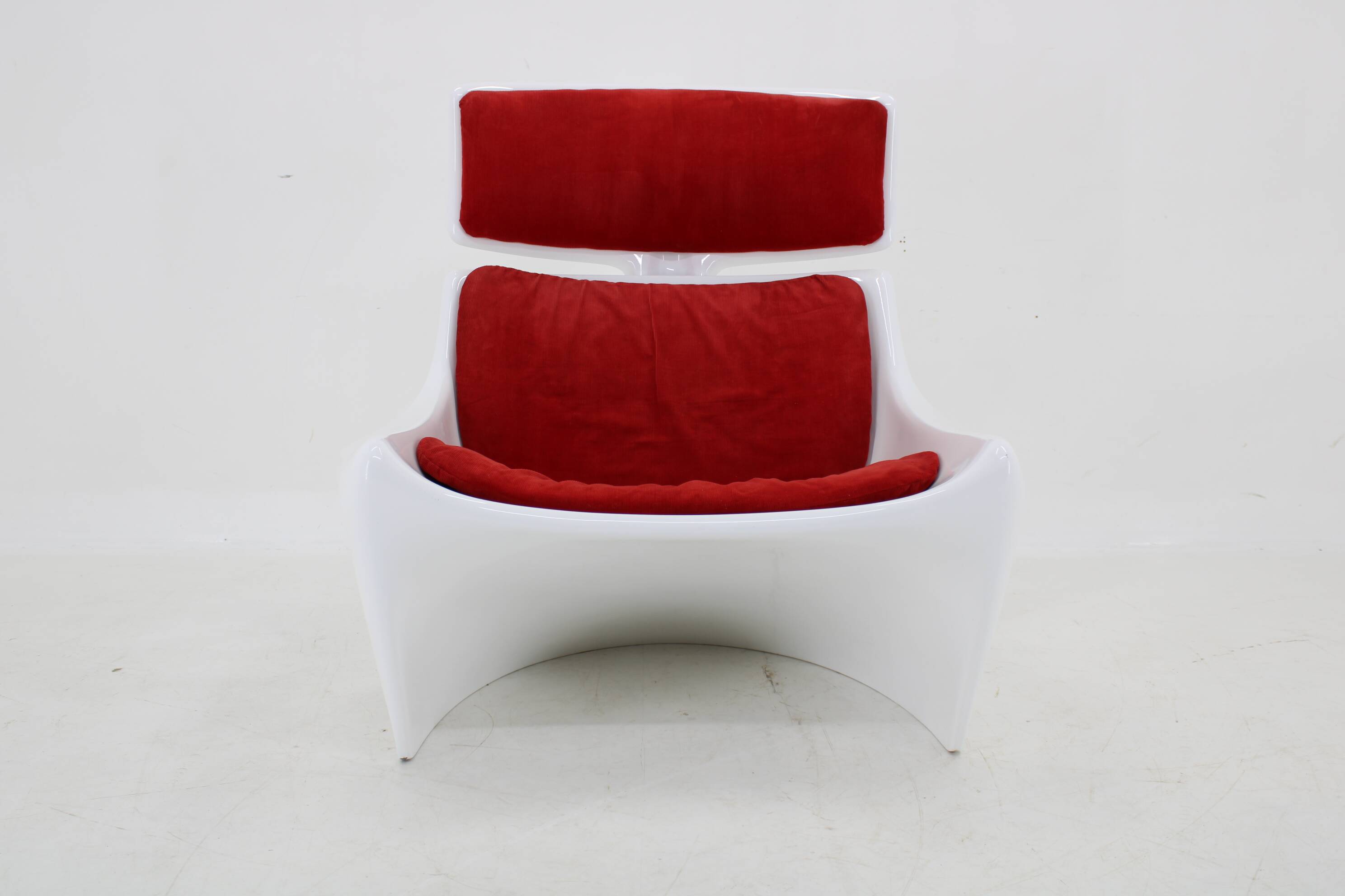 1960s Steen Ostergaard 'President' Fiberglass Lounge Chair for Cado, Denmark