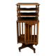 Revolving Walnut Bookcase, stamped G.Lancelin – 1900
