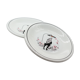 Lot de 2 assiettes la femme au chien