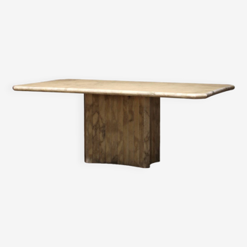 Vintage marble dining table from 1970 - Italian design