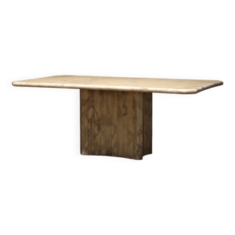 Vintage marble dining table from 1970 - Italian design