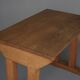 Table d'appoint ou bureau constructiviste vintage en chêne, années 1930