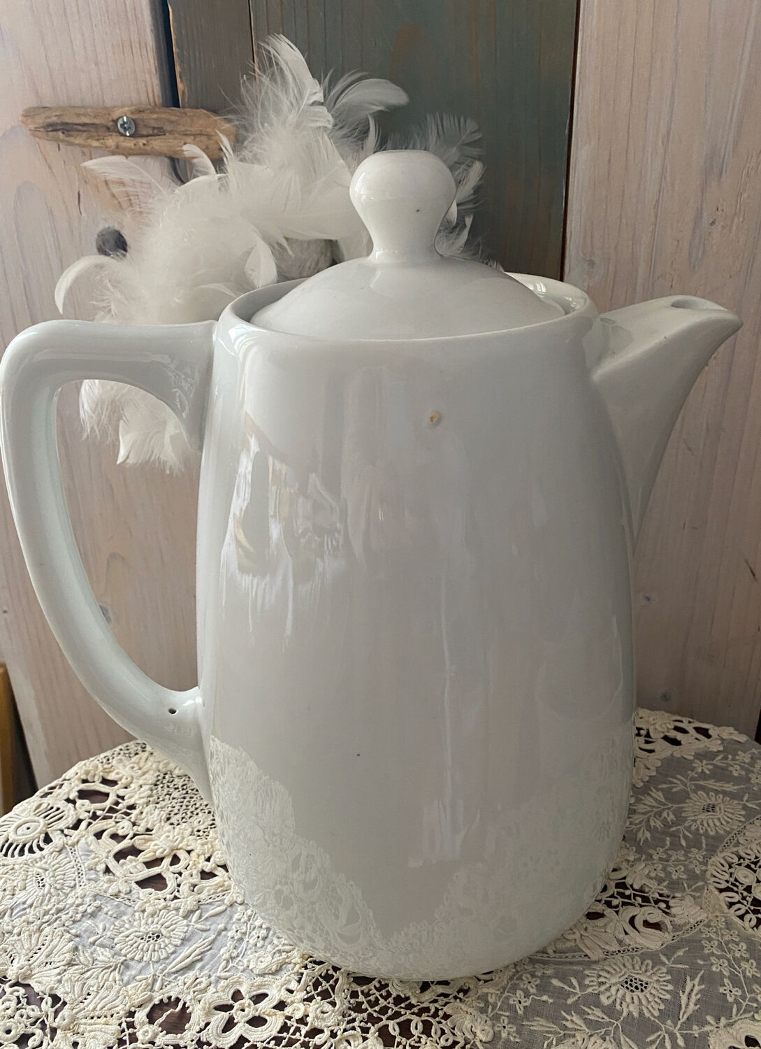 Vintage porcelain coffee pot