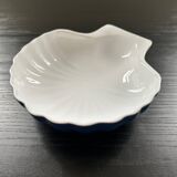 Large blue shell dish