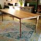 Solid oak farmhouse table