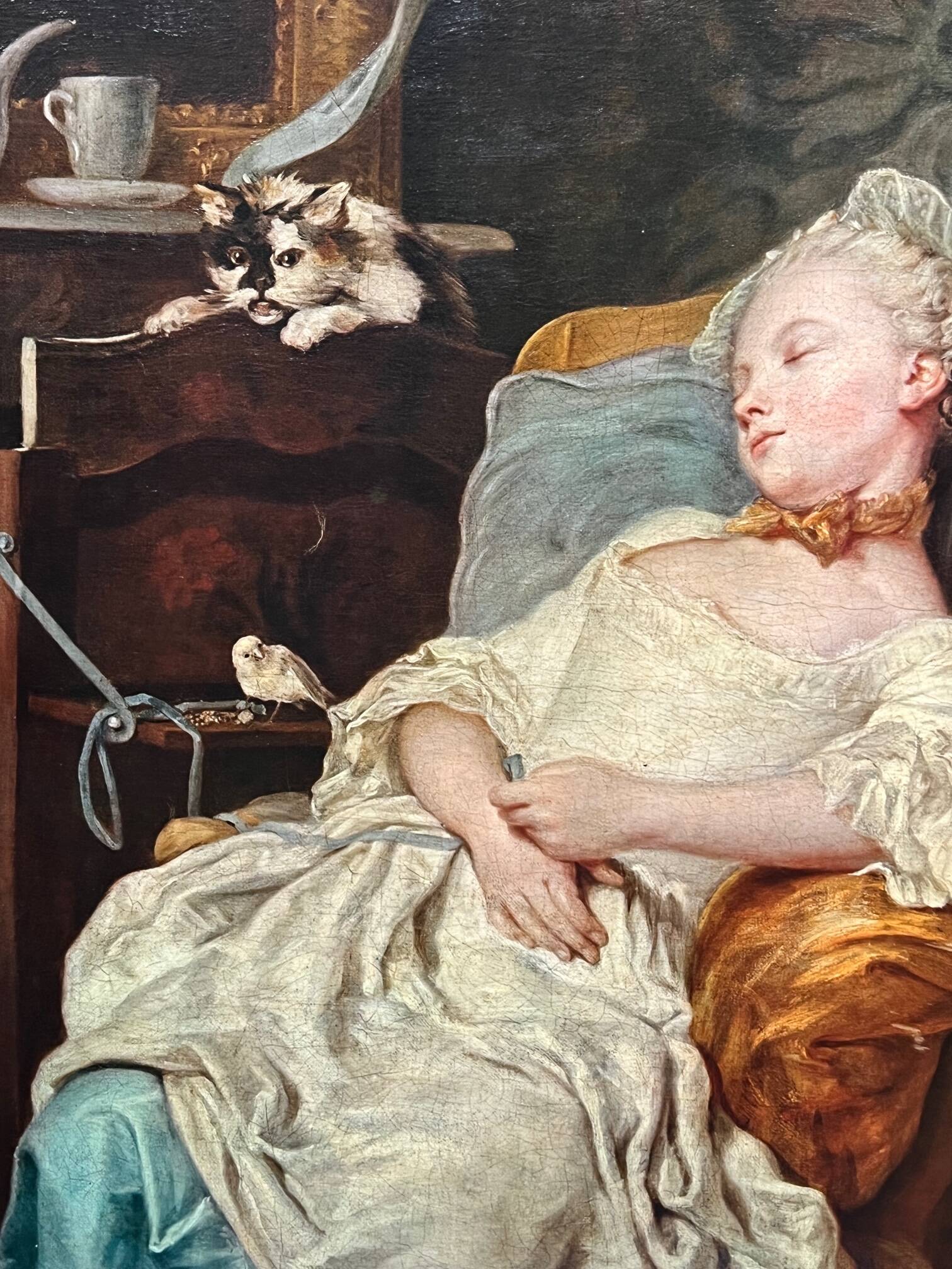 Jean François Gilles Colson. Tableau "Repos".