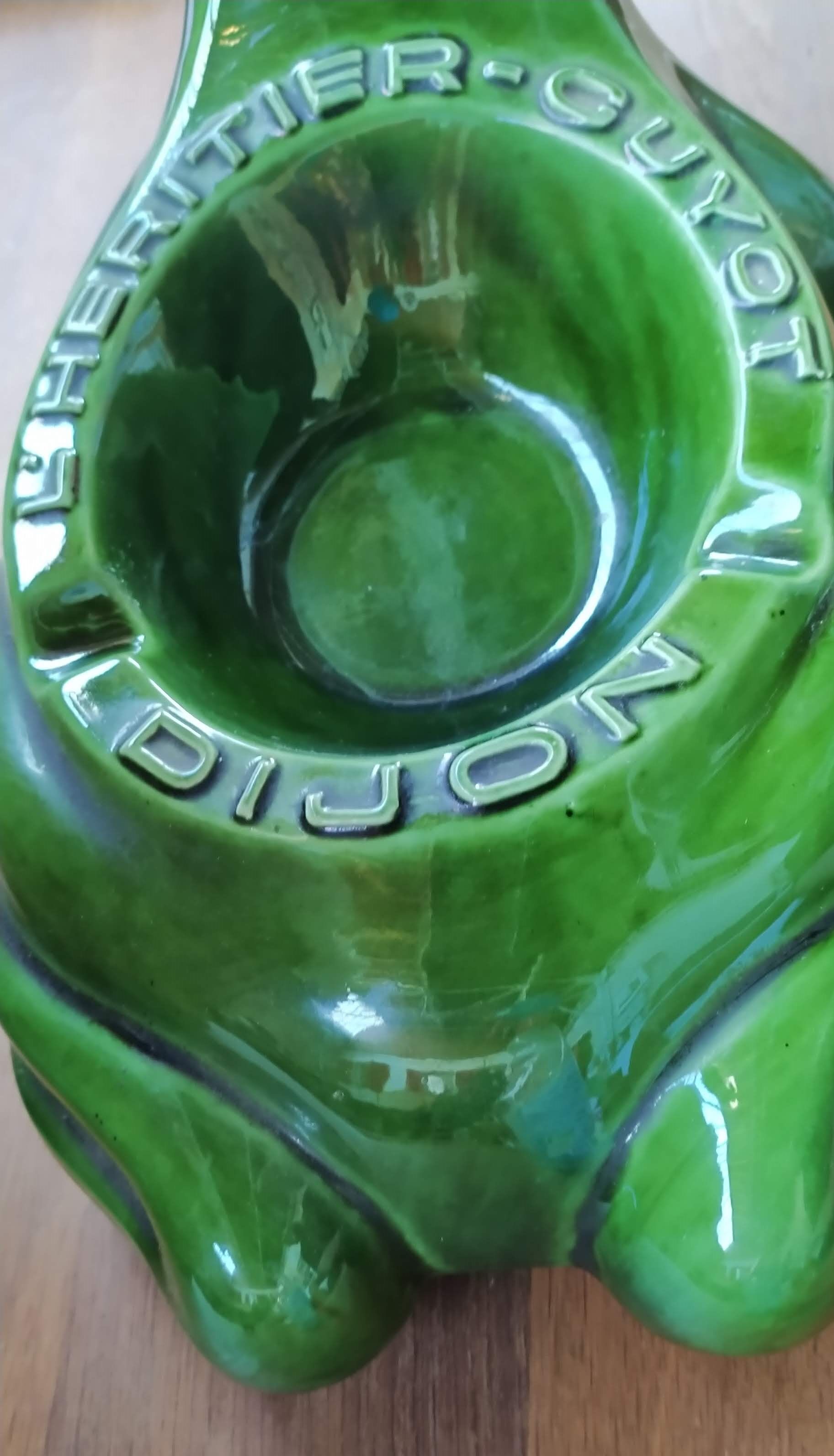 Frog ashtray L'Héritier-Guyot Dijon