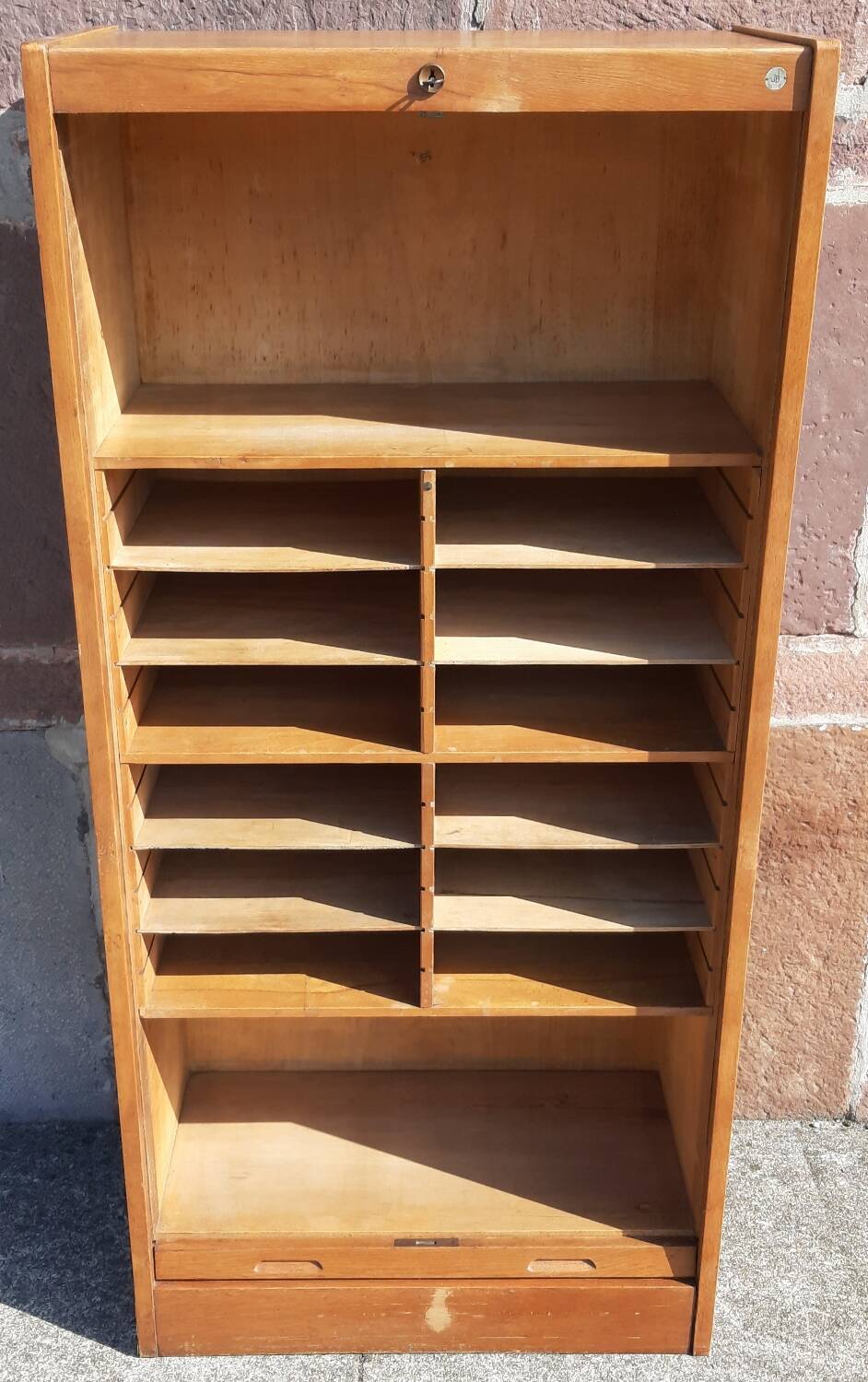 "JB" sliding curtain (notary) filing cabinet