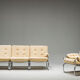 Three-Seater Borkum Sofa and Armchairs by Johan Bertil Häggström for Ikea, 1970s, Set of 2