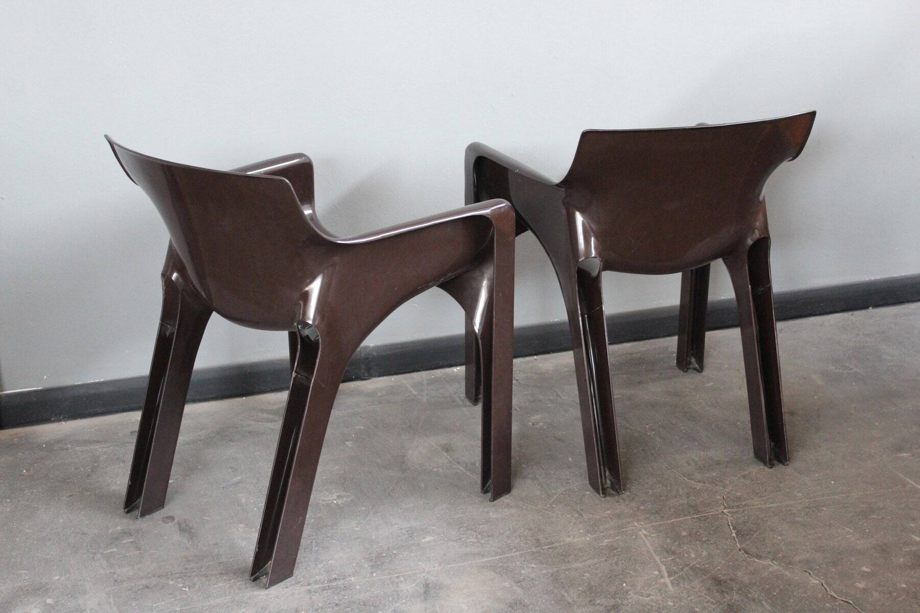 Gaudi Armchair Set by Vico Magistretti for Artemide, 1970s