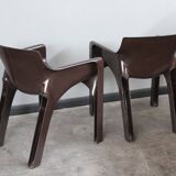 Gaudi Armchair Set by Vico Magistretti for Artemide, 1970s