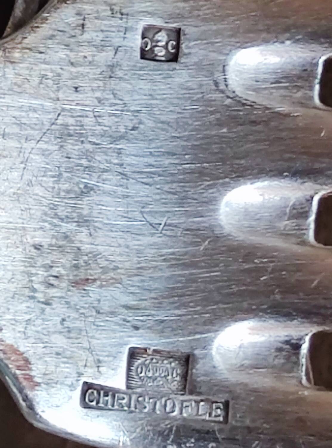 Old Christofle 57-piece shell model cutlery set