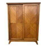 Armoire 2 portes pieds compas