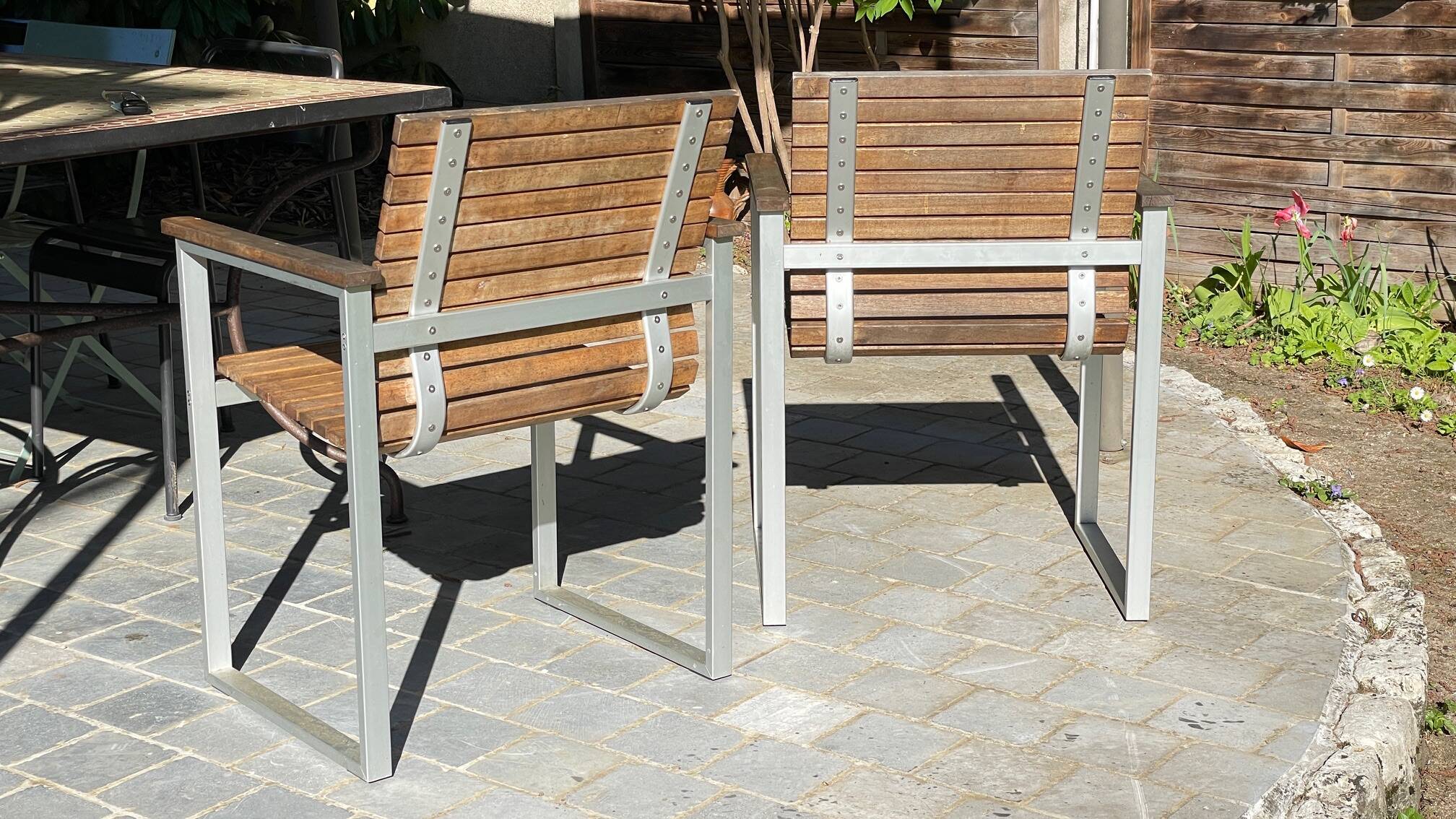Paire de fauteuils esprit Karin Mobring Ikea