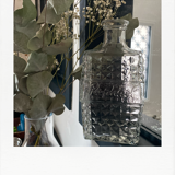 Carafe St Raphaël diamond tip glass