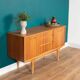 Retro Walnut 1960s Jentique Short Sideboard