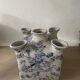 Cracked ceramic tulip vase circa 1980